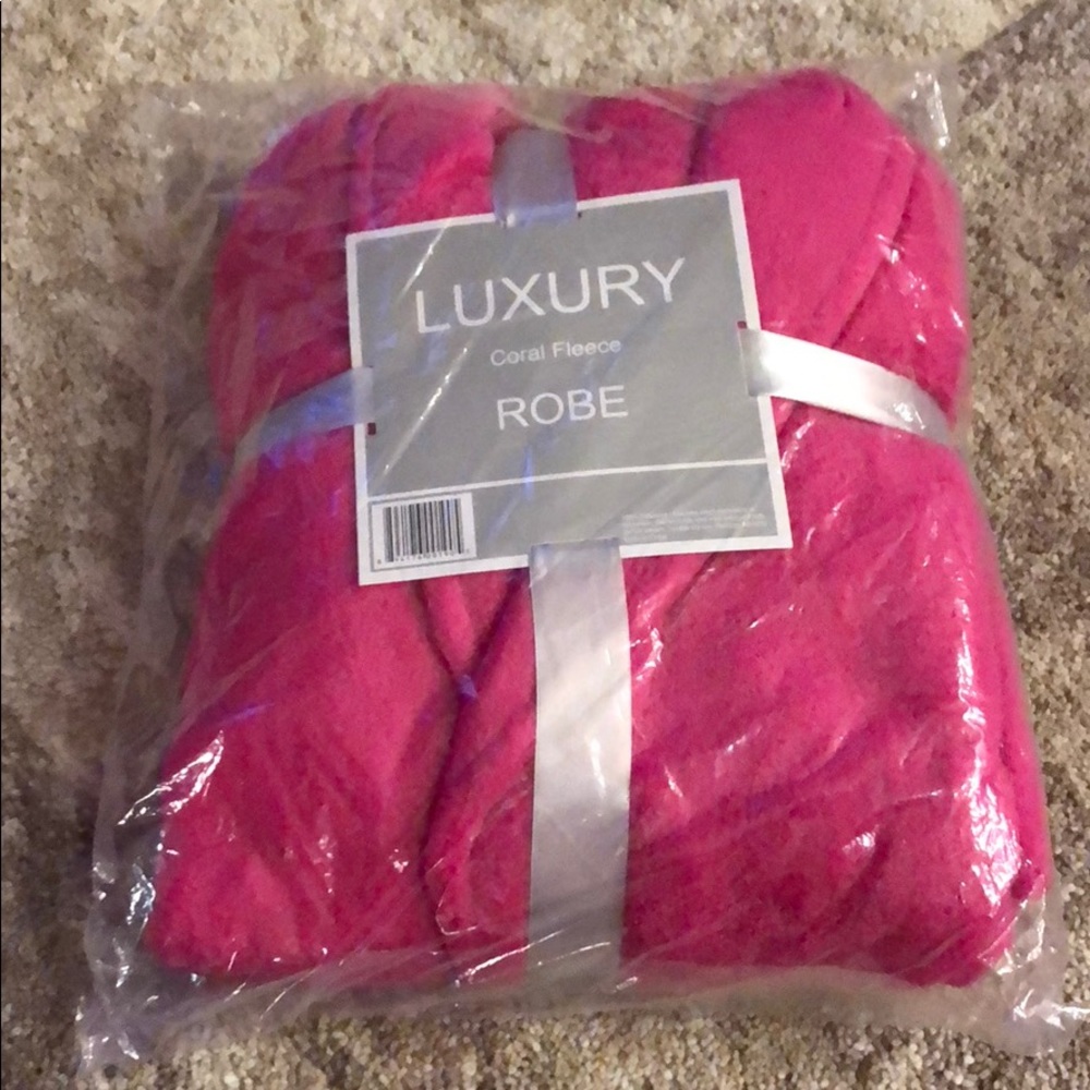 NWT fleece robe